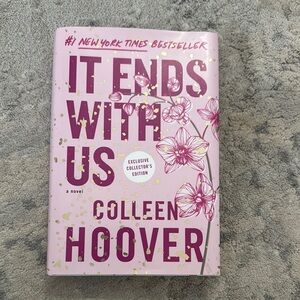 It Ends With Us hardcover book
